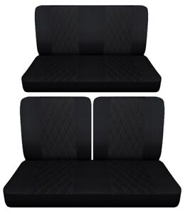 Fits 1959 Buick Invicta 2dr hdt sedan Front 50-50 top and solid Rear seat covers