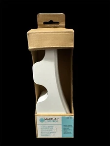 Martha Stewart Living Heritage White Wood Finish 1 3/8 Bracket For Double Rod - Picture 1 of 2
