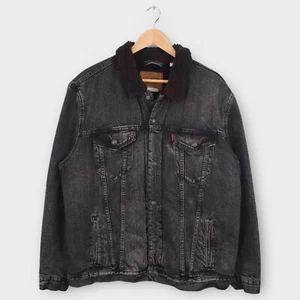 Levis Men’s Denim Jacket Fresh Leaves Justin Timberlake Sherpa Lined Size 2XL - Picture 1 of 6