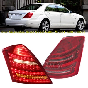 Left+Right LED Tail Light For Mercedes Benz W221 S550 S600 2009-2012 Rear Lamps - Foto 1 di 10