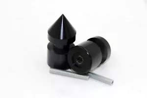 Carretes de basculante de punta negra de 6 mm hilo para Aprilia Dorsoduro 750 2008-2009 - Imagen 1 de 4