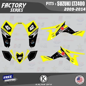 Graphics Kit for SUZUKI LTZ400 (2009-2014) (16 MIL) Factory Series - Yellow - Picture 1 of 6
