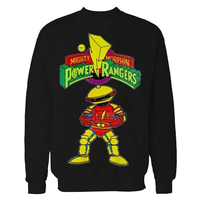 Sudadera Oficial Power Rangers Logo Alpha Mighty Morphin Retro Fan Regalos Foto 1 de 4