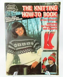 VTG 1978 American School of Needlework Knitting How To Book #7 Pull Out Inside - Picture 1 of 3