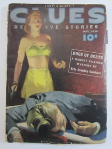 Clues Detective Stories Pulp May 1939 GD Fredric Brown Story & Modest Stein Cvr! - Picture 1 of 5