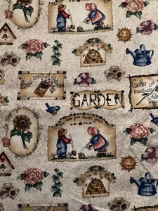 Marcus Bros Textiles.... How Does Your Garden Grow.... 2 Yard Of Fabric - Picture 1 of 3