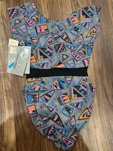 Neu Vintage 1980er 1990er Barry Shaikov Trikot Contemporary Collection Bunt S - Bild 1 von 7