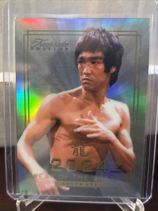 2024 Keepsake Bruce Lee 50th Anniversary Kaleidoscope Refractor Card #129 - Picture 1 of 2