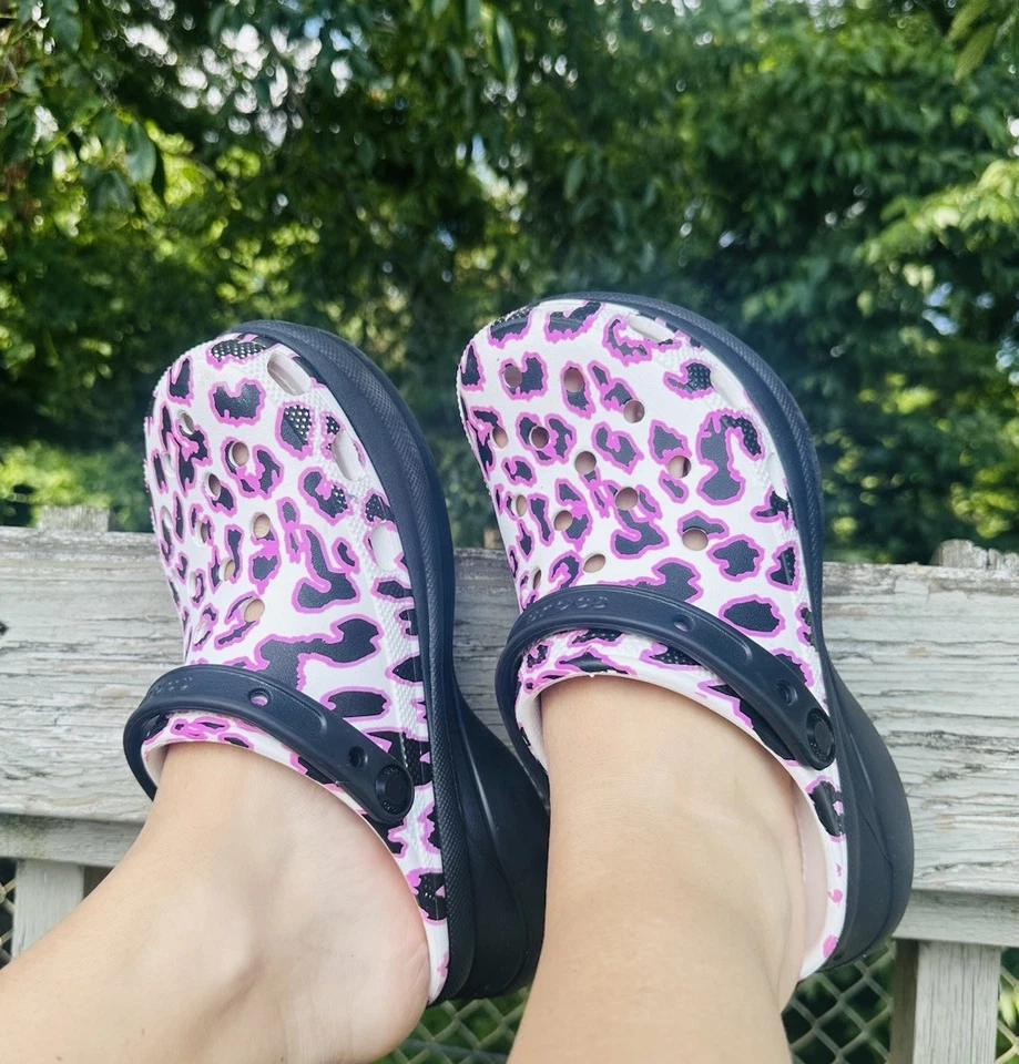 Клоги на платформе для совместной работы Crocs Ron English Party Animal Cruella Bae США W8 - Изображение 1 из 4