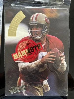1994 Steve Young San Francisco 49ers Action Packed Mammoth Promo #MM24 Card - Image 1 of 3