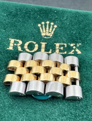 Autêntico ROLEX Jubilee 18K/SS 36mm 16013 16233 16753 15,5mm LINK -OC#4050 - Imagem 1 de 3
