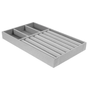 Storage Tray with Compartments Vanity Drawer Organizer Jewelry Insert - Picture 1 of 12