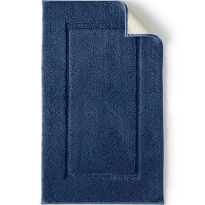 Alfombra de baño antideslizante Deep Sea azul marino 16" x 23" Foto 1 de 2