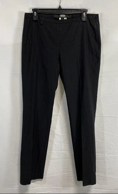 Calça de alfaiataria Versace feminina preta sólida tamanho 32 - Imagem 1 de 3