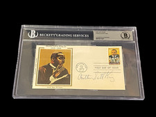 Coretta Scott King Civil Rights Wife MLK Signed Autograph FDC BAS Beckett Slab