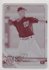 2018 Bowman Prospects Printing Plate Magenta 1/1 Carter Kieboom #BP7 zk8