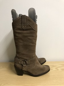 dune suede knee high boots