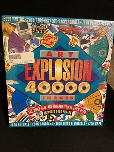NOS Mac ART EXPLOSION 40,000 Images Clip Art by Nova 1990s Throwback Newsletters