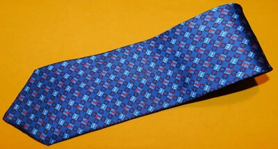 TRUSSARDI МНОГОЦВЕТНЫЙ ЗНАК МОТИВ ГАЛСТУК - ГАЛСТУКИ - ГАЛСТУКИ - ДИЗАЙНЕРСКИЕ ГАЛСТУКИ. - Изображение 1 из 3