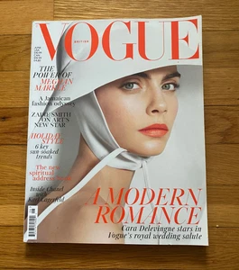 British VOGUE UK June 2018 - Meghan Markle, Cara Delevigne Royal Wedding Salute - Picture 1 of 4
