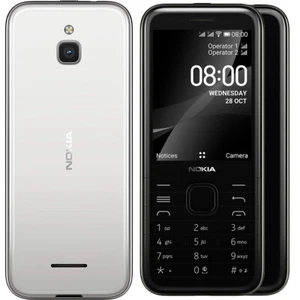 Original Nokia 8000 4G 2-SIM Snapdragon 210 FM 4GB 512MB RAM KaiOS Mobile Phone - Afbeelding 1 van 15