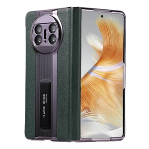Genuine leather Hinge shockproof Cover stand case + Glass For Huawei Mate X3 X5 - Picture 1 of 30
