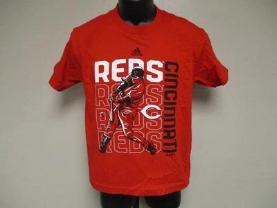 NOVA Camisa Vermelha Cincinnati Reds Adidas Youth Tamanhos M(10/12)-L(14/16)-XL(18) - Imagem 1 de 4