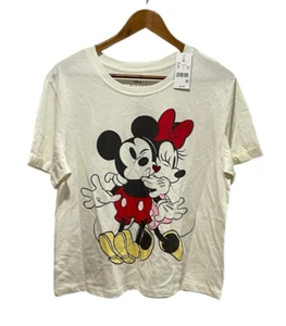 Neu mit Etikett Disney Minnie und Mickey Mouse weiches Damen-T-Shirt XL Kurzarm - Bild 1 von 4