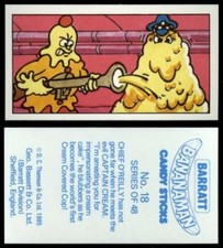 Barratt Bananaman #18 Basset Candy 1985 Card