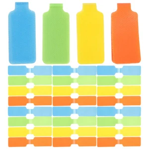 50 Pcs Cable Label Charger Cord Labels Printer Wire Tags Markers - Picture 1 of 10