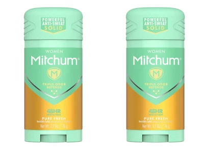 2-PK Mitchum Mujeres Antitranspirante Desodorante Sólido Pure Fresh 2.7oz ENVÍO EL MISMO DÍA Foto 1 de 4