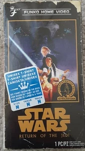Funko Home Video Star Wars Return of the Jedi Size MD T-shirt Retro VHS Box 💥 - Picture 1 of 8