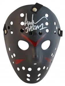 ARI LEHMAN "FRIDAY THE 13TH" JASON 1 MASK HAND SIGNED ORIGINAL COA BECKETT - Imagen 1 de 2