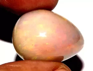 21.05 cts Ethiopian Welo Fire Opal 23 x 17 mm Cabochon Natural Gemstone *apv49 - Picture 1 of 6