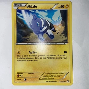 Juego de cartas coleccionables Pokémon Blitzle Noble Victories 35/101 regular común - Imagen 1 de 6