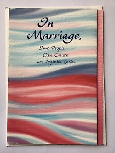 WEDDING DAY CARD /JUST MARRIED BY BLUE MOUNTAIN  RRP £3.99 (7”X 5") (M3)