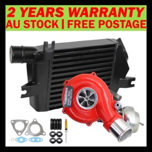 GEN1 High Flow Turbo + 60mm Intercooler For Mitsubishi Triton MN 4D56 2.5L VT16 - Picture 1 of 11