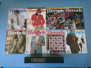 THREADS MAGAZINE LOT 8 ISSUES 1993-1994 Vols 47-54 & THREADS COLLECTOR'S CASE - Picture 1 of 24