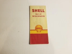 Vintage Map - Shell - Map Of Wisconsin  - Picture 1 of 2