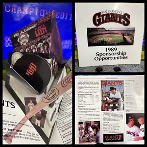 1989 San Francisco Giants Corporate Sponsorship Opportunities Pop-Up Brochure - Picture 1 of 10