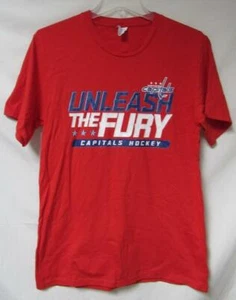 Washington Capitals Youth Size L or XL "Unleash The Fury" T-Shirt A1 4347 - Picture 1 of 2