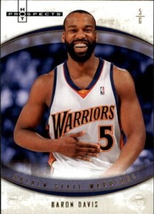 2007-08 Fleer Hot Prospects Warriors Basketball Card #26 Baron Davis