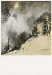 Postcard Thomas Moran "The Ruby Range, Nevada" MINT Unused - Picture 1 of 1