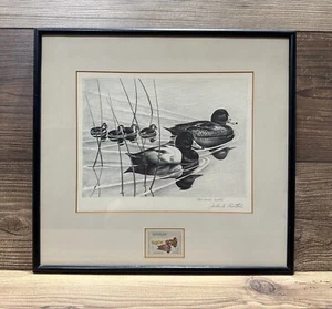 WTDstamps - RW27 1960 - Federal Duck Stamp Print **JOHN RUTHVEN** - Picture 1 of 5