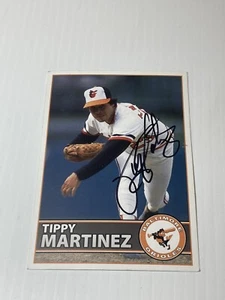 Tippy Martinez Signed  Autographed Baltimore Orioles Baseball Postcard - Picture 1 of 3