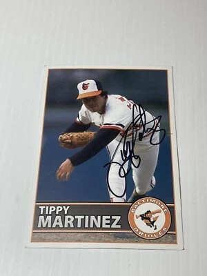 Tippy Martinez Signed  Autographed Baltimore Orioles Baseball Postcard - Image 1 of 3