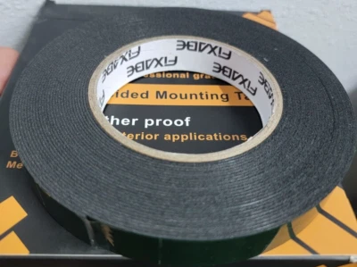 Cinta de montaje de doble cara 3/4" X 32 pies - resistente a la intemperie Foto 1 de 3