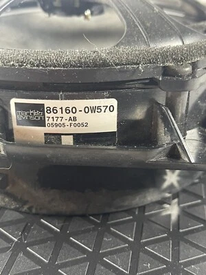 2003 - 2009 LEXUS GX470 REAR RIGHT PASSENGER DOOR SPEAKER MARK LEVINSON OEM - Image 1 of 4