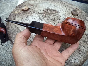 PIPA MOLINA FREE HAND MADE IN ITALY GIANT PIPE 14 SMOOTH SHAPE BULLDOG NEW - Picture 1 of 6