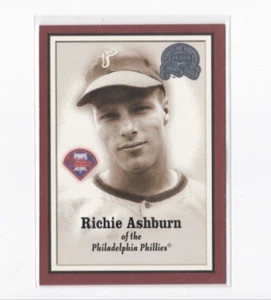 RICHIE ASHBURN 2000 FLEER GREATS OF THE GAME BASEBALL-PHILS ALL-TIMER SHIPS FREE - Picture 1 of 24